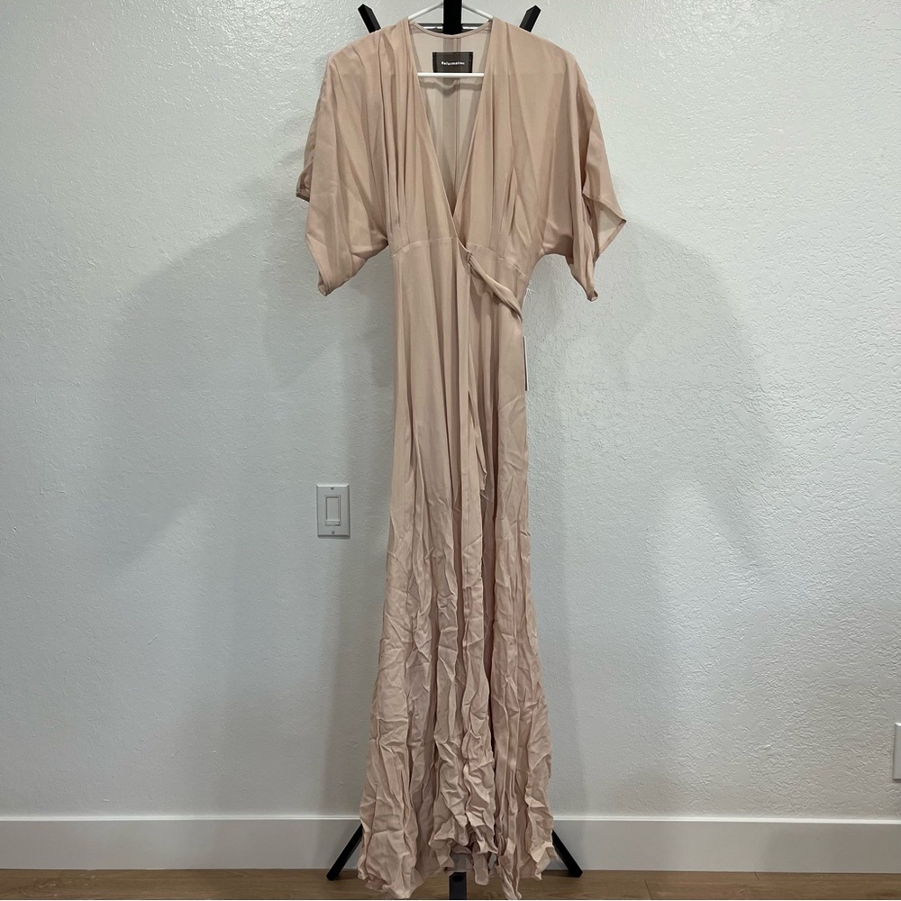 Reformation Winslow Champagne Maxi Dress XS NWT - Picture 6 of 12